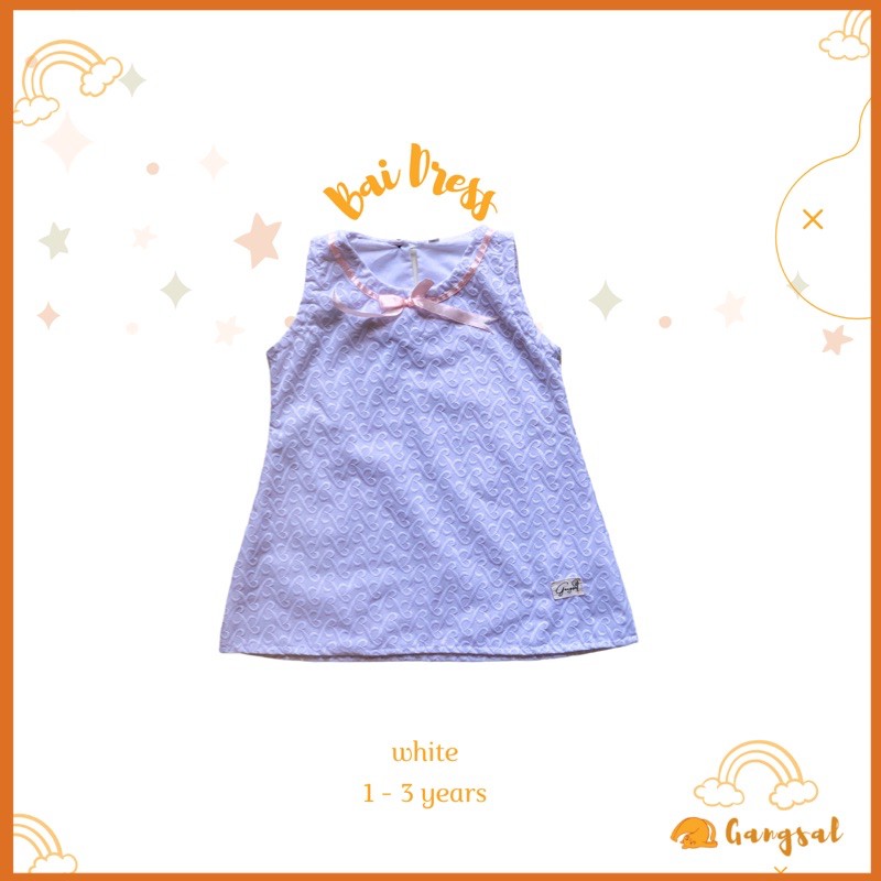 Gangsal alit – dress anak perempuan – dress anak 1-3 tahun – baju anak perempuan – baju anak semaran