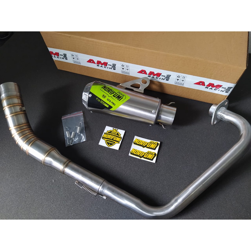 Knalpot Racing Norifumi Gtx Pro Scorpio Z R15 V2 V3 MT15 Byson Xabre Vixion New Old
