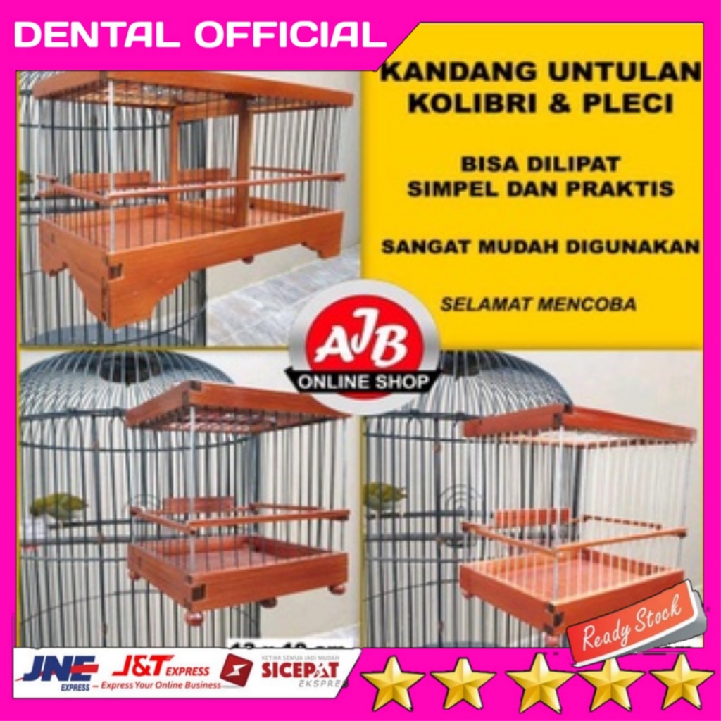 Kandang untulan burung kolibri dan pleci