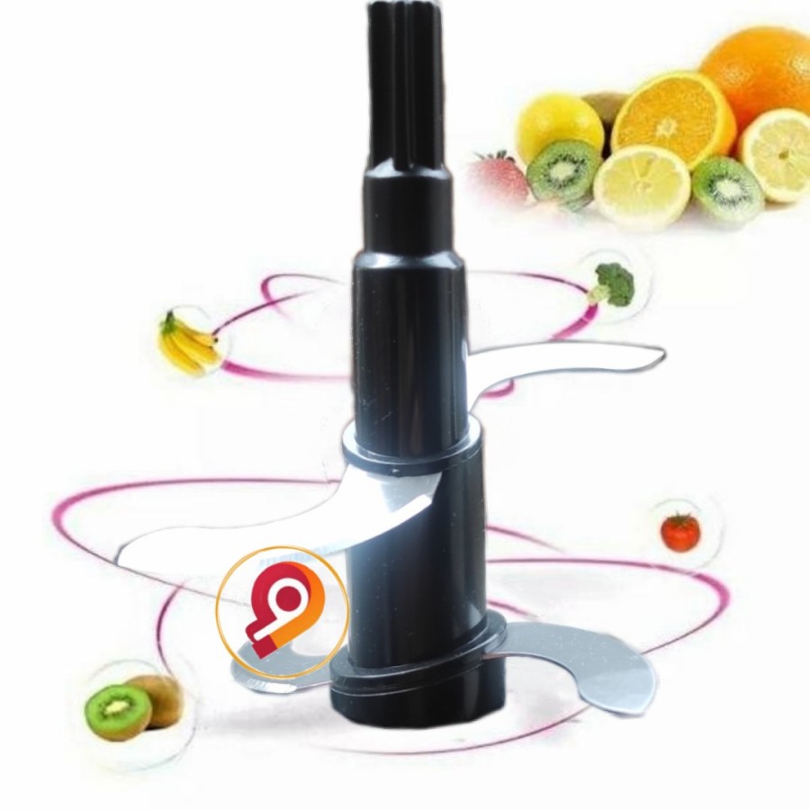 Pisau &amp; Karet Blender Kapsul ORIGINAL/ Hand Blender Capsule Capsul Cutter Quatre 4 Mata Pisau Tajam Sparepart  Quattre