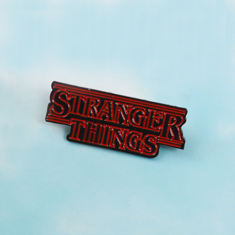 Bros Pin Enamel Logo TV Stranger Things Untuk Pria Dan Wanita