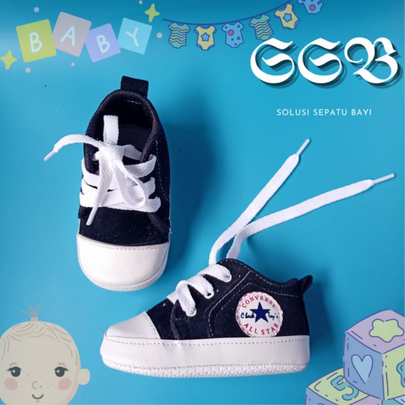 Sepatu anak bayi umur 0-12 bulan laki laki perempuan belajar berjalan/merangkak