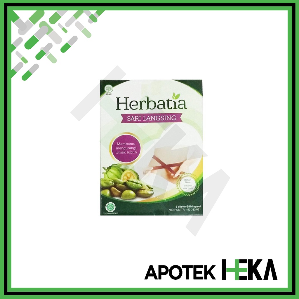 Herbatia Sari Langsing 3x10 Kapsul - Membantu Mengurangi Lemak (SEMARANG)