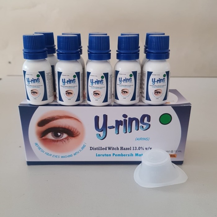 Y-Rins 10botol x12ml larutan cuci mata  Y rins