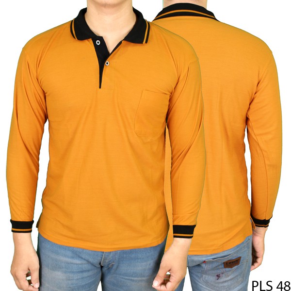 Polo Shirt Tangan Panjang Pria - PLS (COMB)