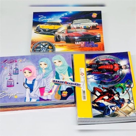 

Buku Script Polos/Plain PaperStar 10x38lembar