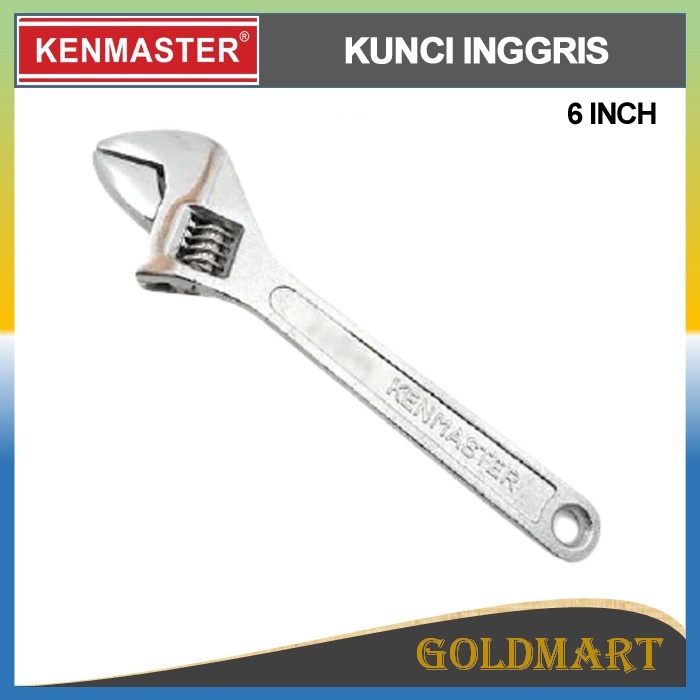 Kunci Inggris 6 inch Original Kenmaster Kunci Bango