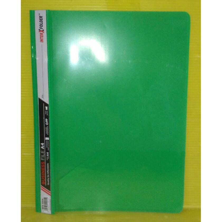

Inter X Folder Business File A4 - Hijau (Pak 12 Pcs)