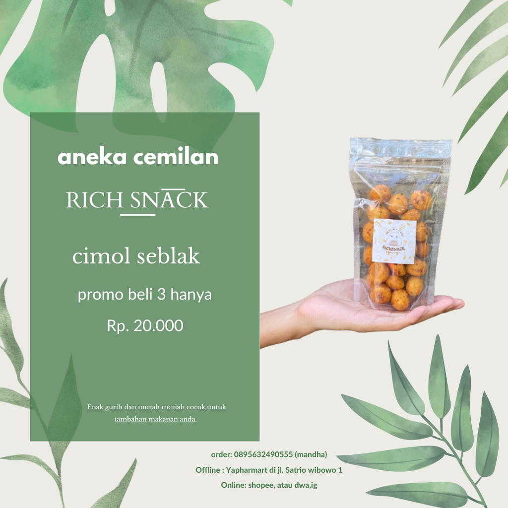 

cimol kering seblak snack