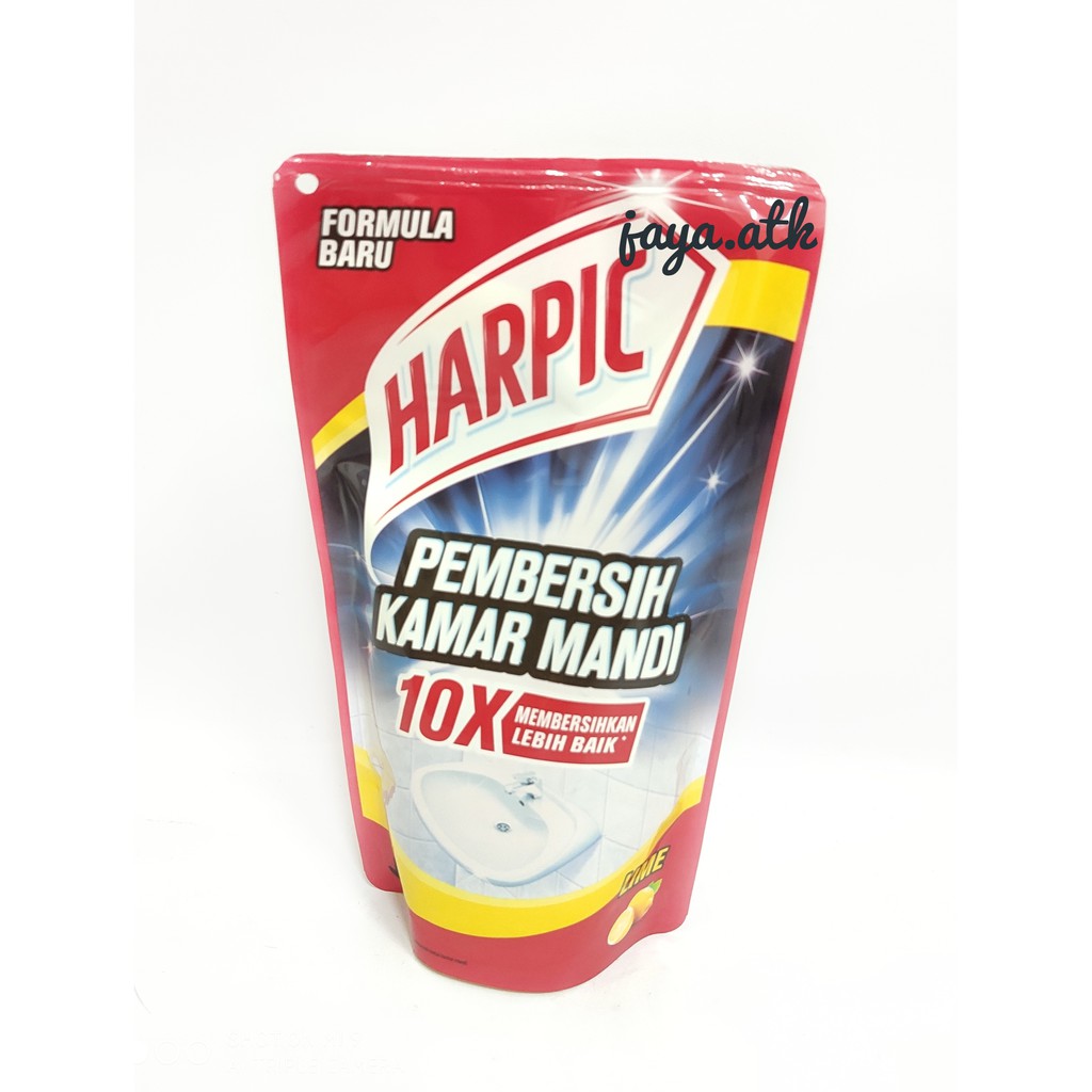 PEMBERSIH KAMAR MANDI HARPIC REFILL ISI ULANG ANTI KUMAN BAKTERI POUCH 400 ML