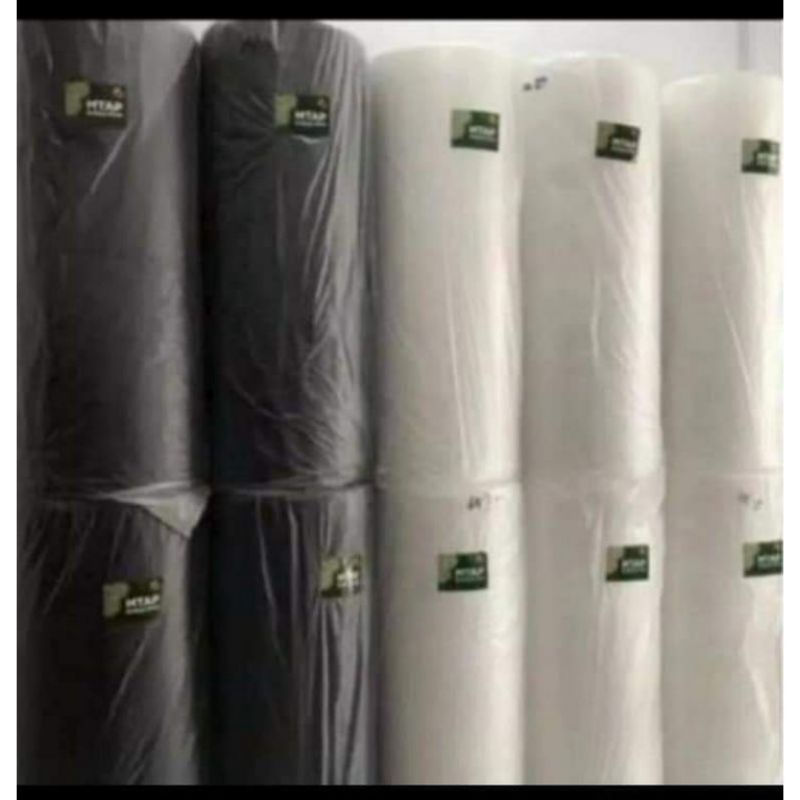 

Buble wrap 1.25 m x 50 m hitam dan putih