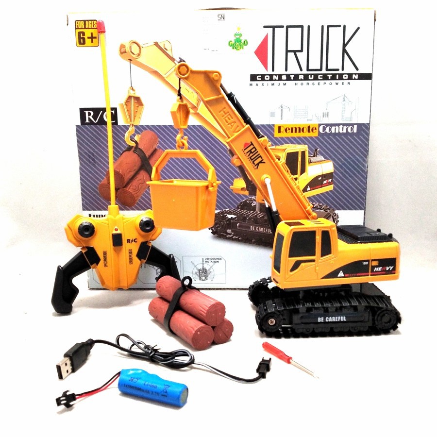 MAINAN RC CRANE EXCAVATOR CRANE MOBIL BEKO REMOTE CONTROL RADAR