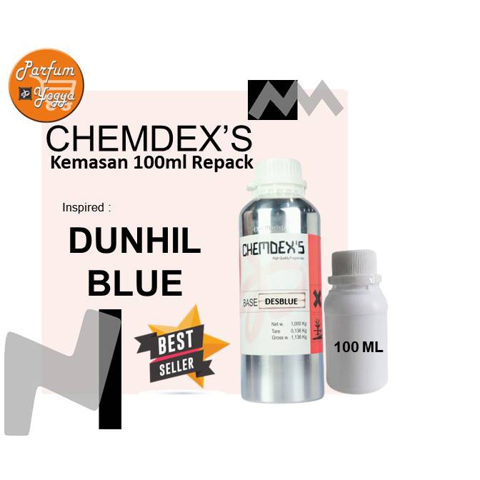 BIBIT PARFUM MURNI CHEMDEX'S DUNHILL BLUE 100 ML | CHEMDEX DUNHIL BLUE |  BEST SELLER |PARFUM UNISEX