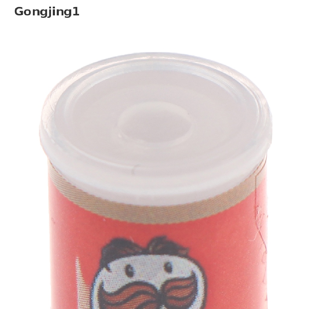 Gongjing1 1 set / 3 pcs Miniatur Botol Keripik Kentang Untuk Dekorasi Rumah Boneka