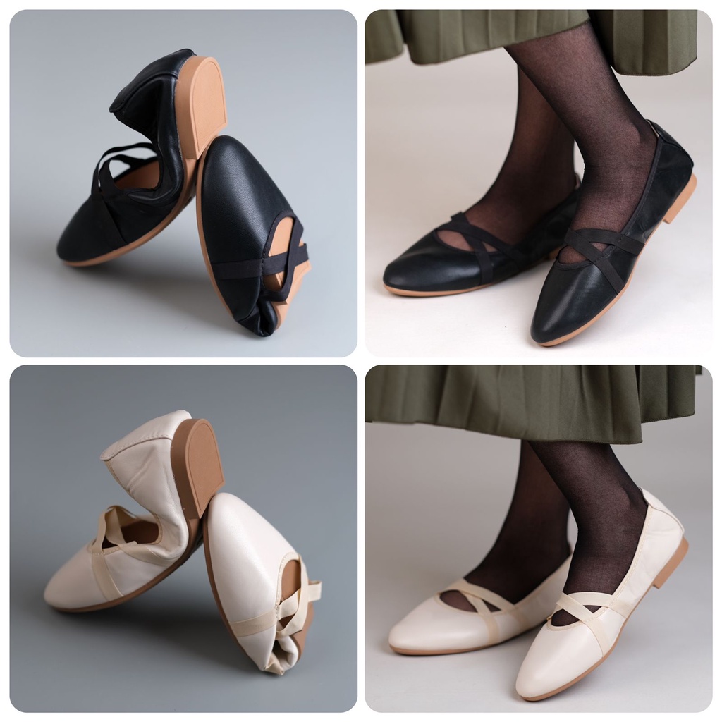 SEPATU WANITA BALLERINA BALLET FLAT SHOES D01