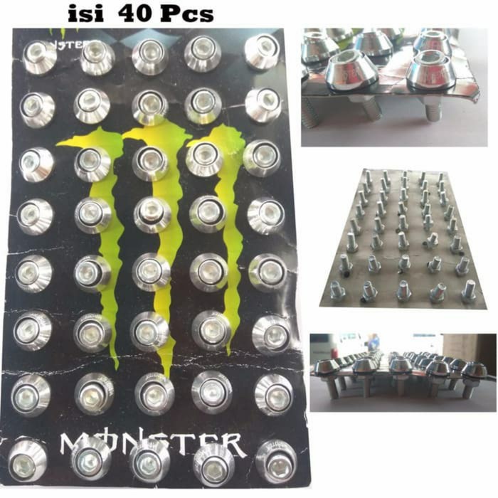 psc-171 Baut L Monel / Mur Baut Body L Monel Semua Motor