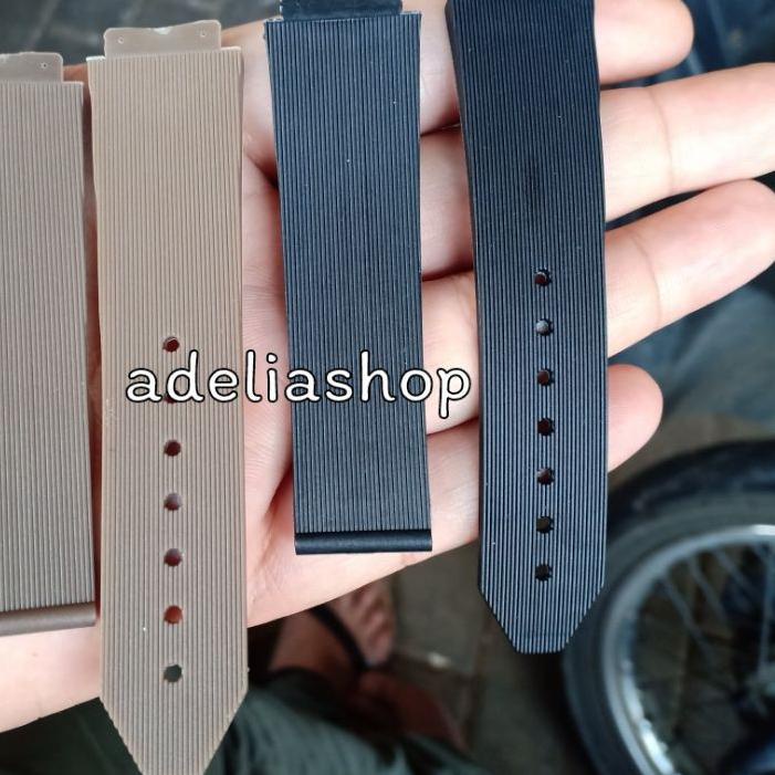 Strap RUBBER JAM TANGAN HUBLOT GENEVA TALI JAM HUBLOT RUBBER