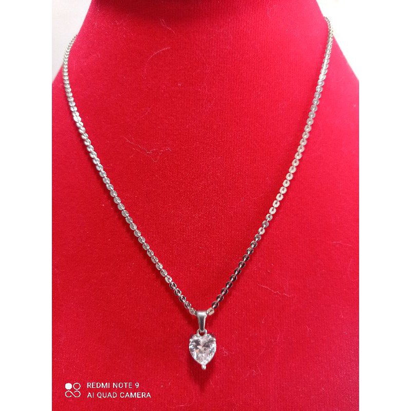 kalung titanium set liontin