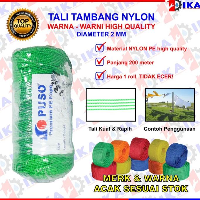 

BUKU & ALAT TULIS PERLENGKAPAN SEKOLAH & KANTOR TALI TAMBANG 2 MM