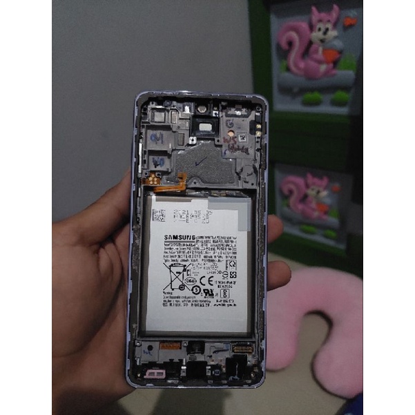 lcd copotan samsung a72 mulus original