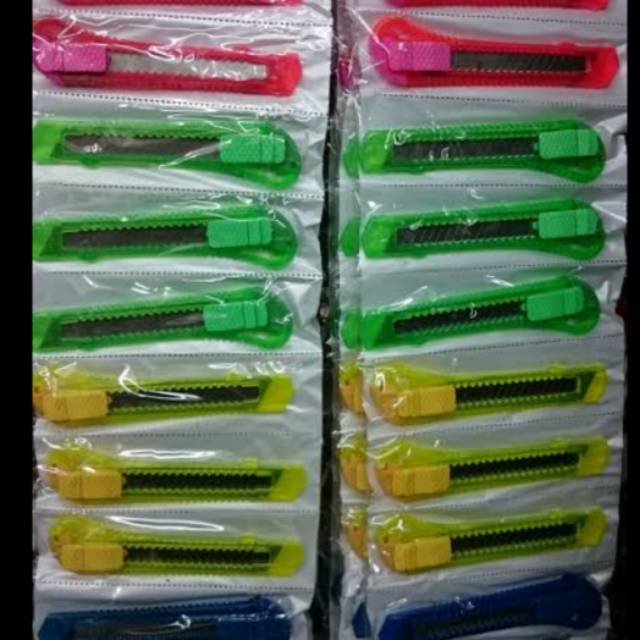 CUTTER RENCENG BESAR ISI 12 PCS MURAH