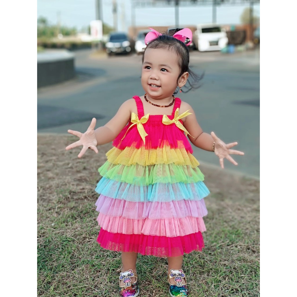 dress tutu rempel babydoll lucu