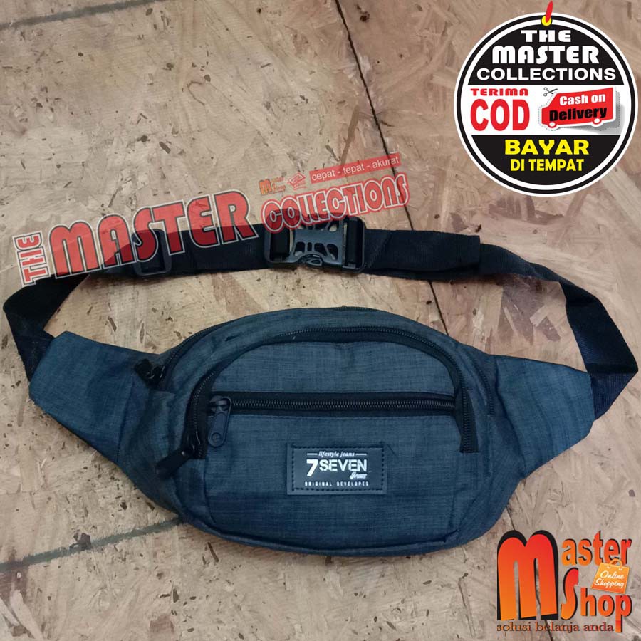 Tas slempang Slingbag / selempang weistbag / waistbag pinggang kanvas