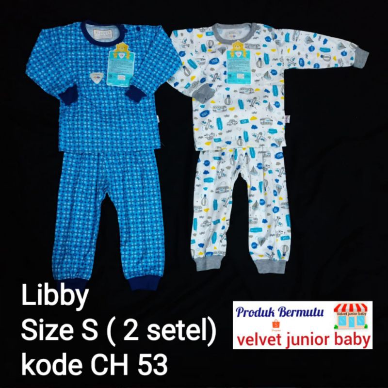 Libby Size S/M/L/2L/XL/XXL (2 Setel) Setelan Oblong Panjang