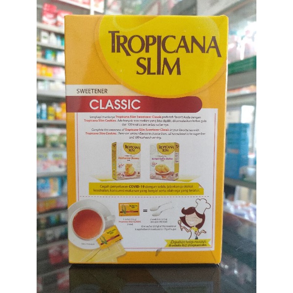 TROPICANA SLIM SWEETENER CLASSIC 1 BOX ISI 50 SACHET