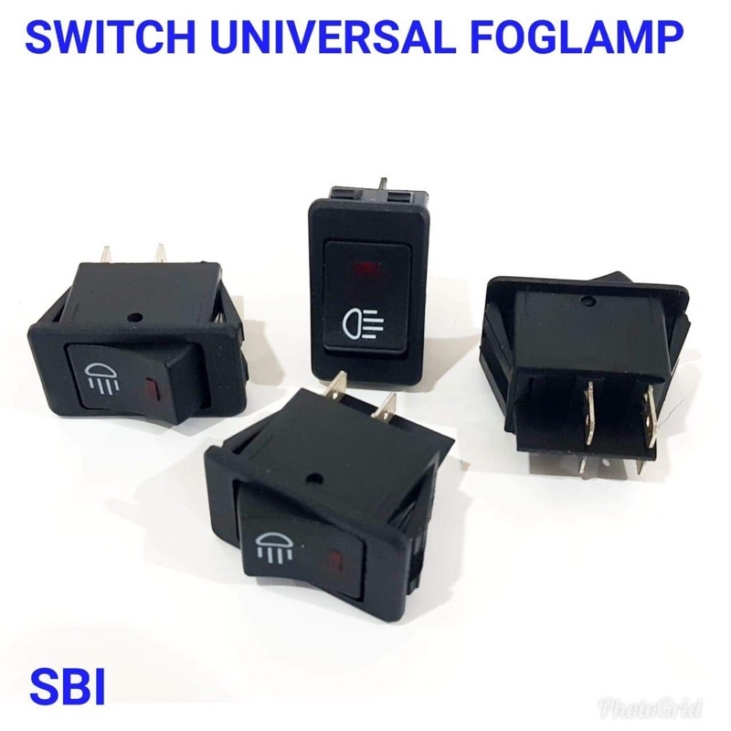 SWITCH LAMPU JAUH DIM UNIVERSAL FOGLAMP