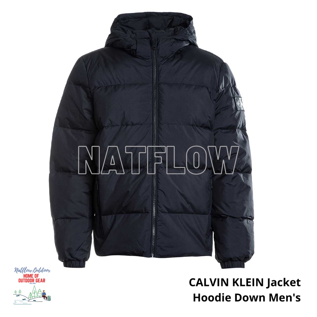 Calvin Klein Jacket Down Hoodie Original Bulu Angsa Winter Gunung