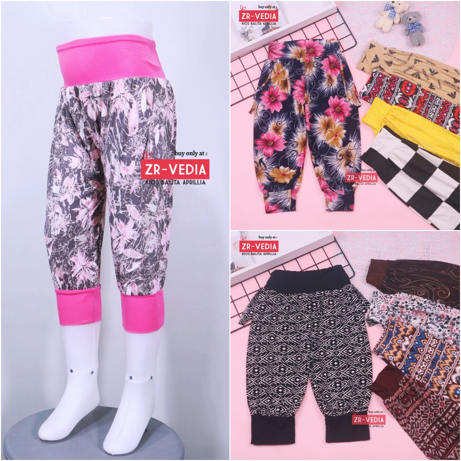 Aladin Carlissa Anak 9-12 Tahun / Celana Anak Perempuan Murah Girls Pants Harian Motif Adem Lucu