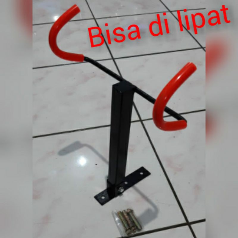 Bisa Dilipat Gantungan Sepeda Bike Hanger Dinding Tembok