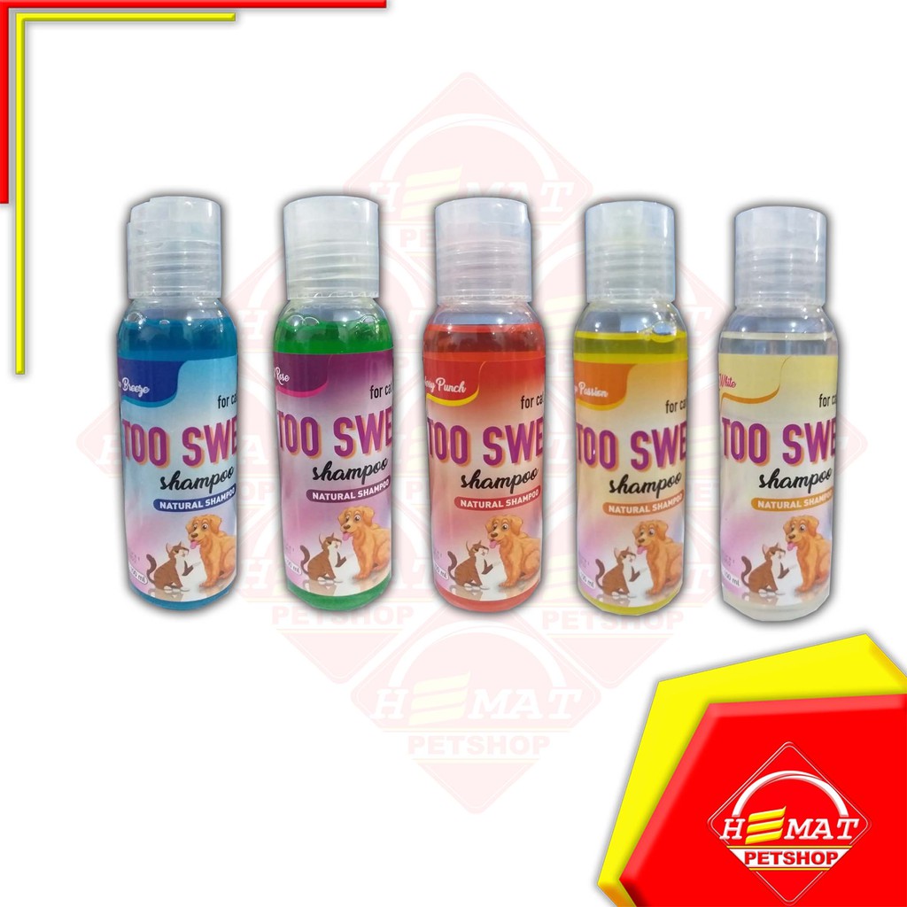 Shampoo Kucing &amp; Anjing Too Sweet 100 Ml - Shampoo Cat Dog 100 Ml