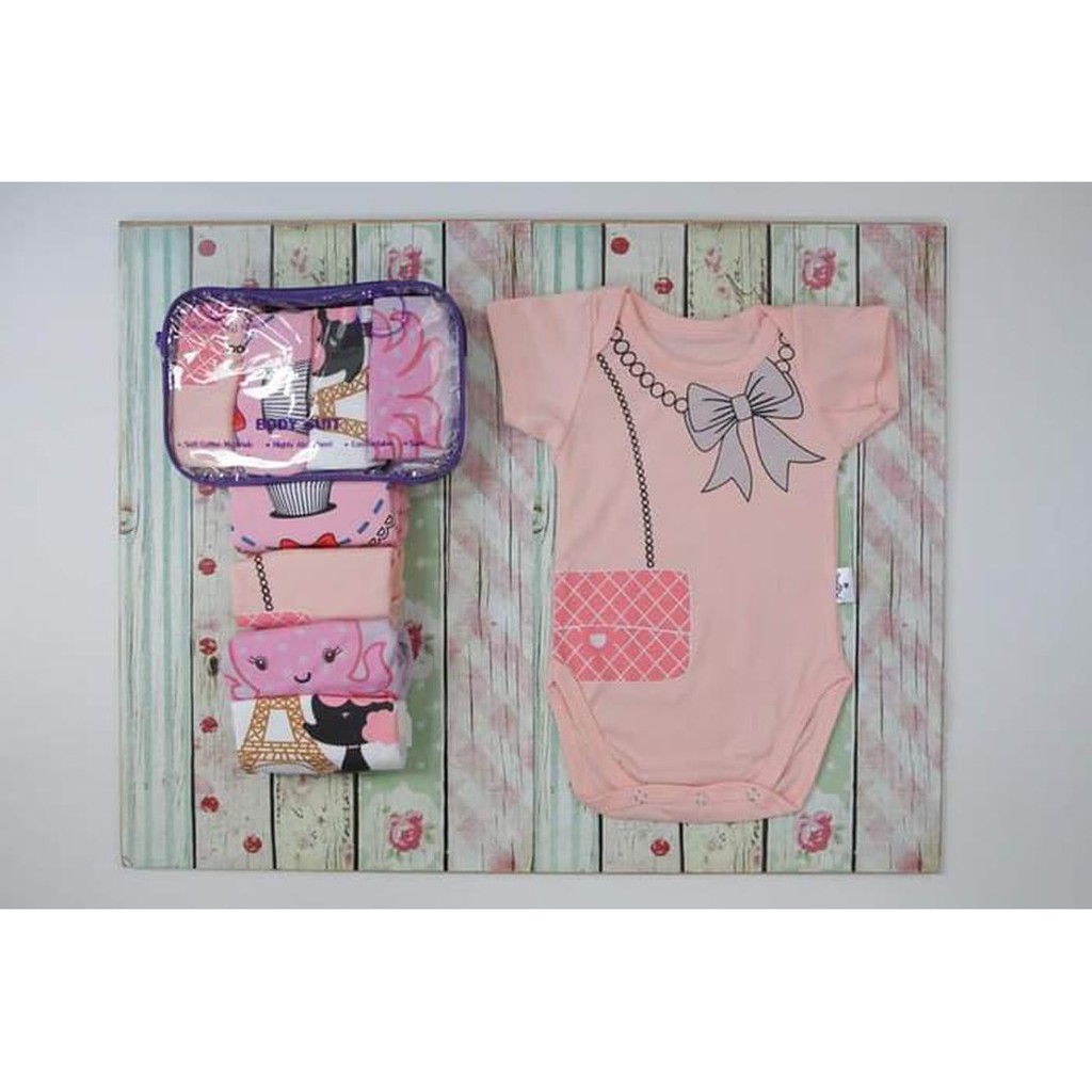 

Terlaris Bodysuit Kazel Girl Pakaian Bayi OJP045