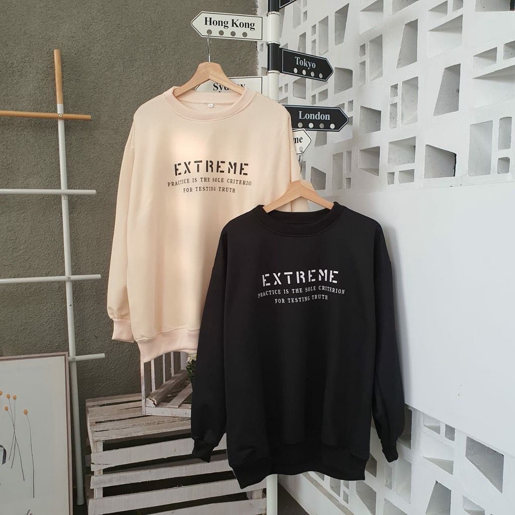 Sweater Oversize Wanita Extreme XXL LD 130