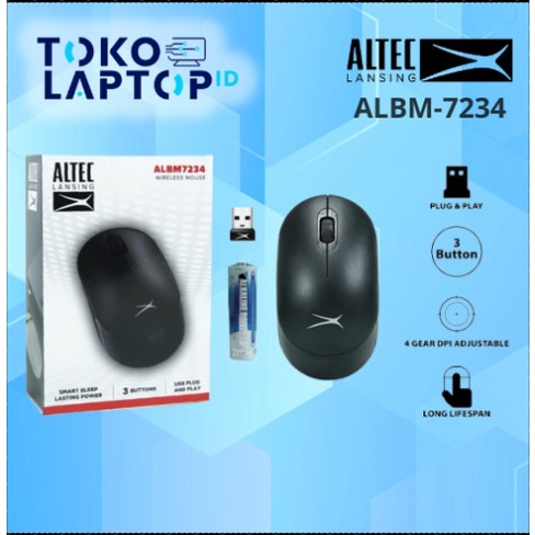 Altec Lansing ALBM7234 / ALBM-7234 Wireless Mouse