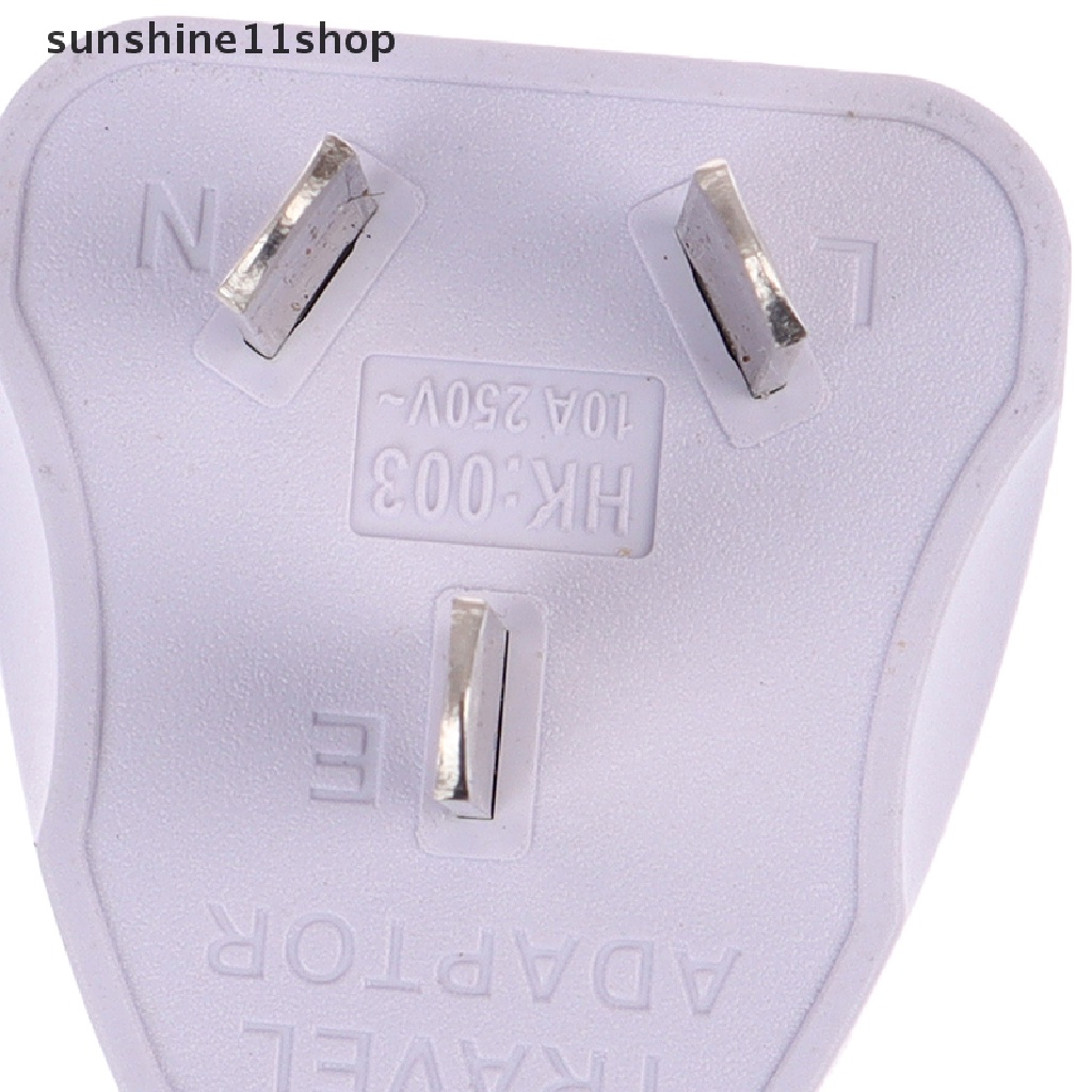 Sho Adapter Power Plug USA EURO Asia Ke AU 3 Pin Universal Untuk Travel