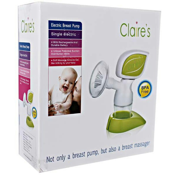 BY-5451 Pompa Asi Elektrik Claires/Claires Breast Pump Elektrik/Baju Bayi Murah