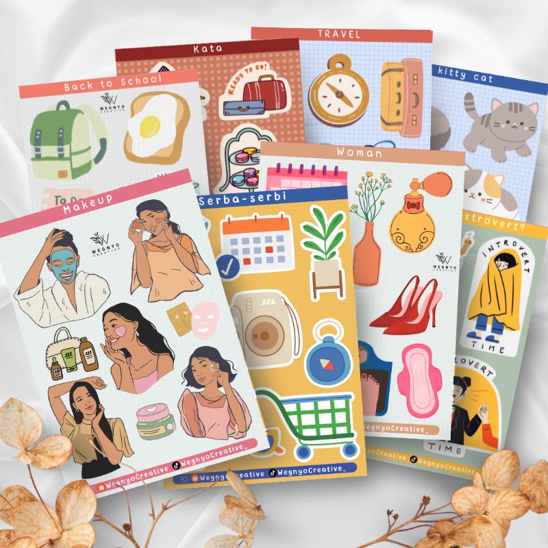 

sticker pack stiker hp stiker laptop stiker bujo