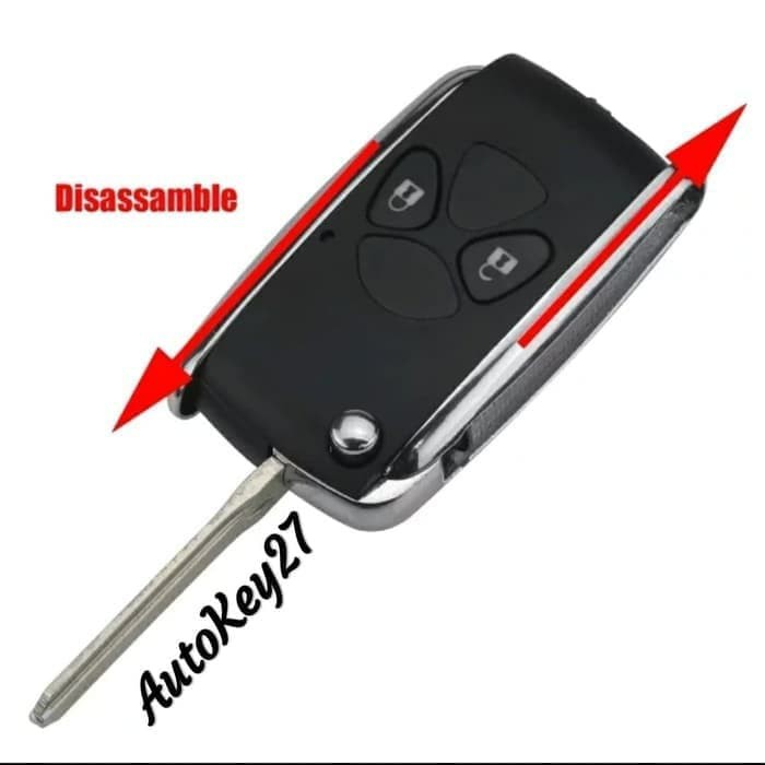 FLIP KEY AVANZA - CASING COVER RUMAH SARANG KUNCI LIPAT FLIP KEY TOYOTA GRAND NEW AVANZA G VELOZ