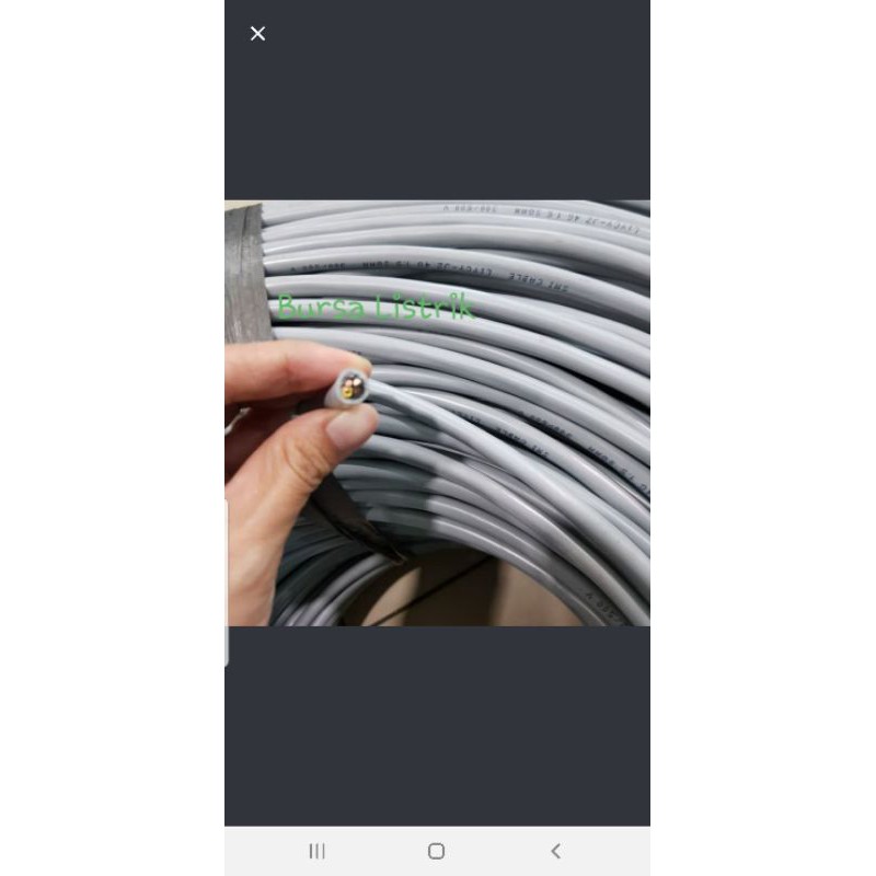 kabel screen Liycy-jz 4 x 0.75 mm meteran