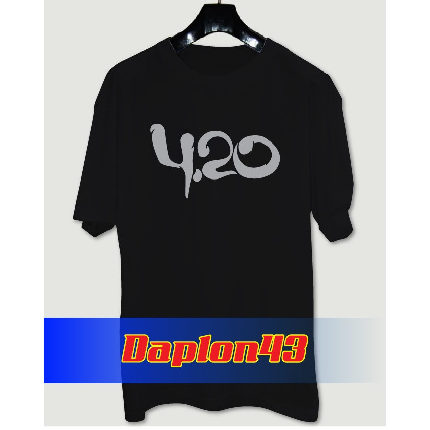 FOURTWNTY BAJU - Tshirt - KAOS 4.20 420 KAOS Fourtwnty