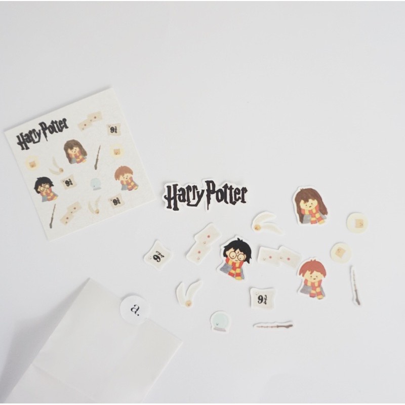 

harry potter sticker set (bullet journal design sticker/planner stiker lucu)