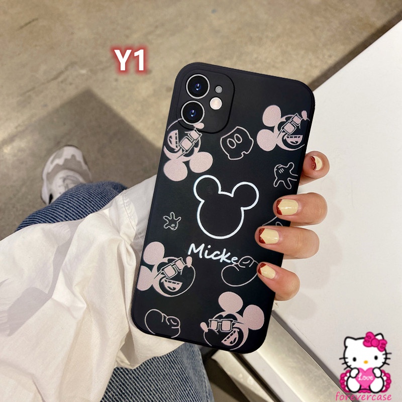 Couple Case Vivo Y12 Y12S Y20S Y21S Y21 Y21T Y33S Mickey Y20s G Y12A Y11s Y20A Y20G Y30G Y15S Y15A Y20 Y30 Y17 Minnie Y15 Y11 Cute Cartoon Y53 Y51A Y53S Y20I Y30I Y50 Y31 2021 Straight Y91C Y51 Y91 Y93 Protector Camera Y95 Y91I Soft Cover