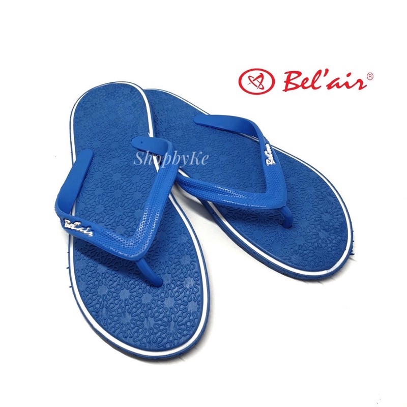 Sandal Japit Wanita Tipe Sakura merk Bel Air Warna Biru Coklat Hitam Size 37-40