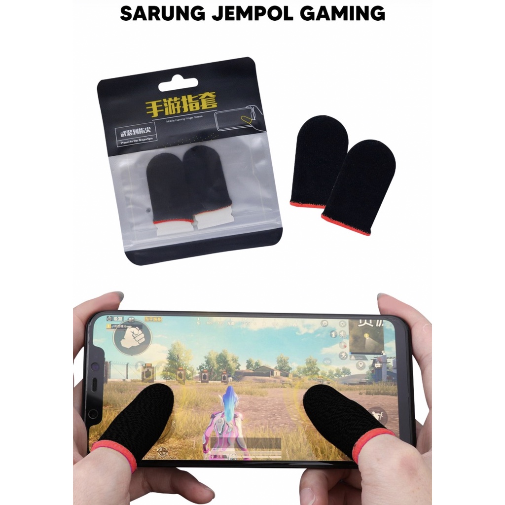 Sarung Jari Jempol Gamer game ANTI KERINGAT / BASAH GAME PUBG MOBILE LEGEND