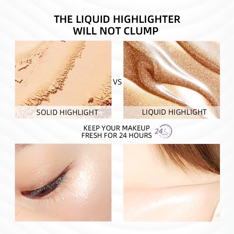 BIOAQUA Liquid Highlighter 6g BPOM / Bright Unicorn / White Moonlight