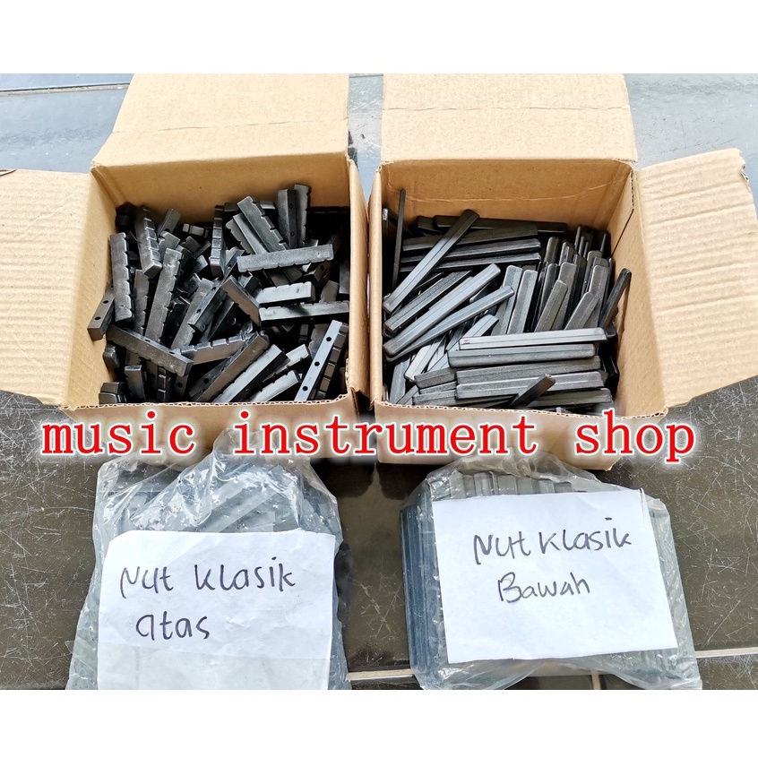 nut gitar klasik sadle saddle pin bridge folk guitar classic classical