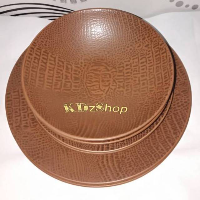 Dinner Set Keramik / Piring Keramik Set / Set Piring Mangkok Brown Motif Texture 6Pcs